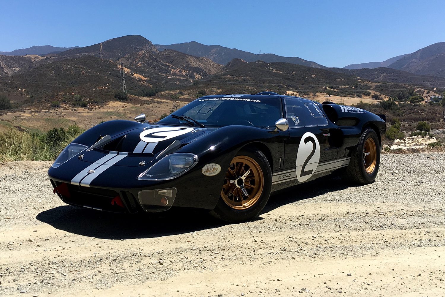 Ride along in a replica GT40, the '60s supercar that still drops