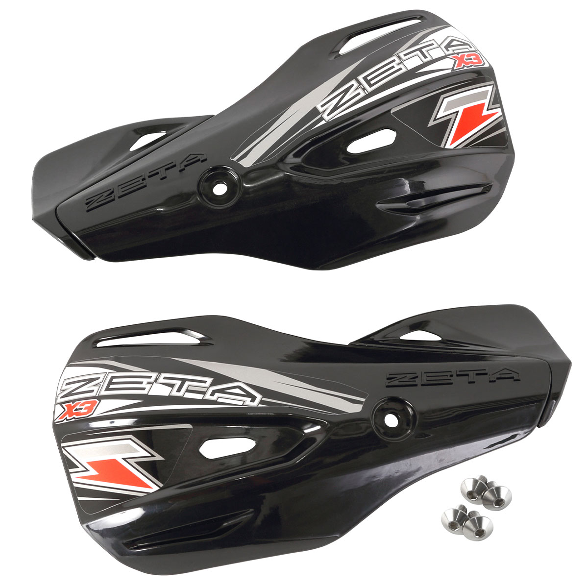 ZETA RACING アーマーハンドガード用 X3 プロテクター| Dirtbikeplus