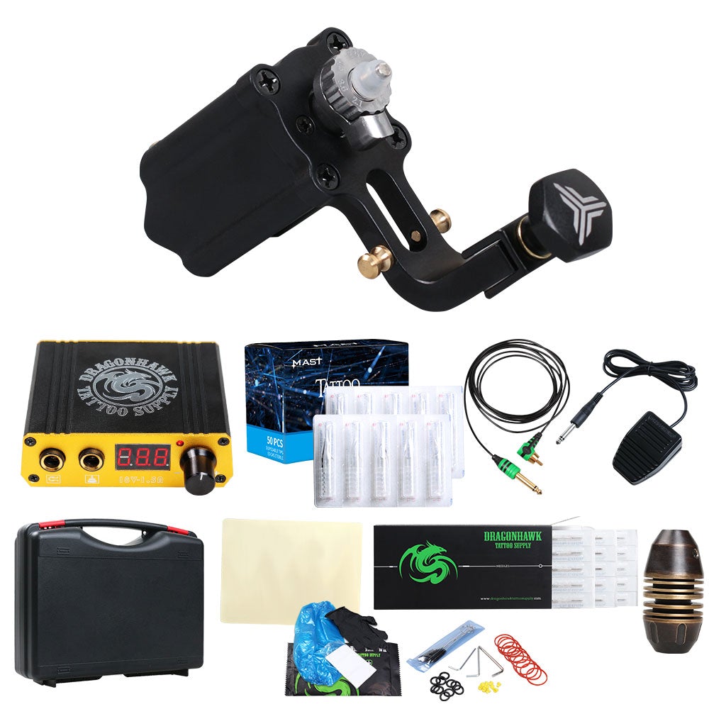 DragonHawk Extreme V2S Rotary Tattoo Machine Power Supply
