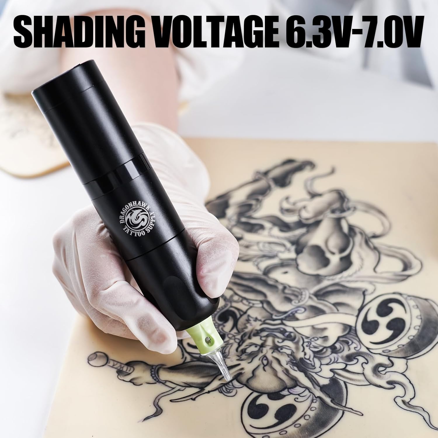 Dragonhawk Tattoo Kit Wireless Beginner Complete Tattoo Gun