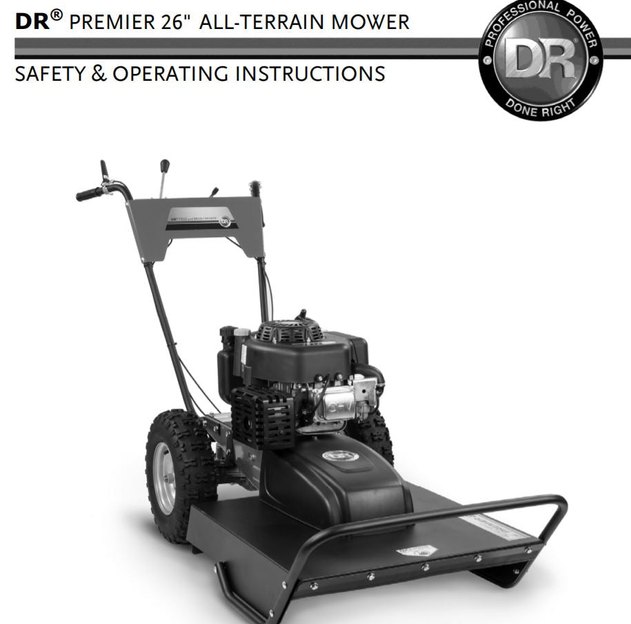 AT4 Premier-26 Manual for DR Power Walk-Behind All Terrain DR