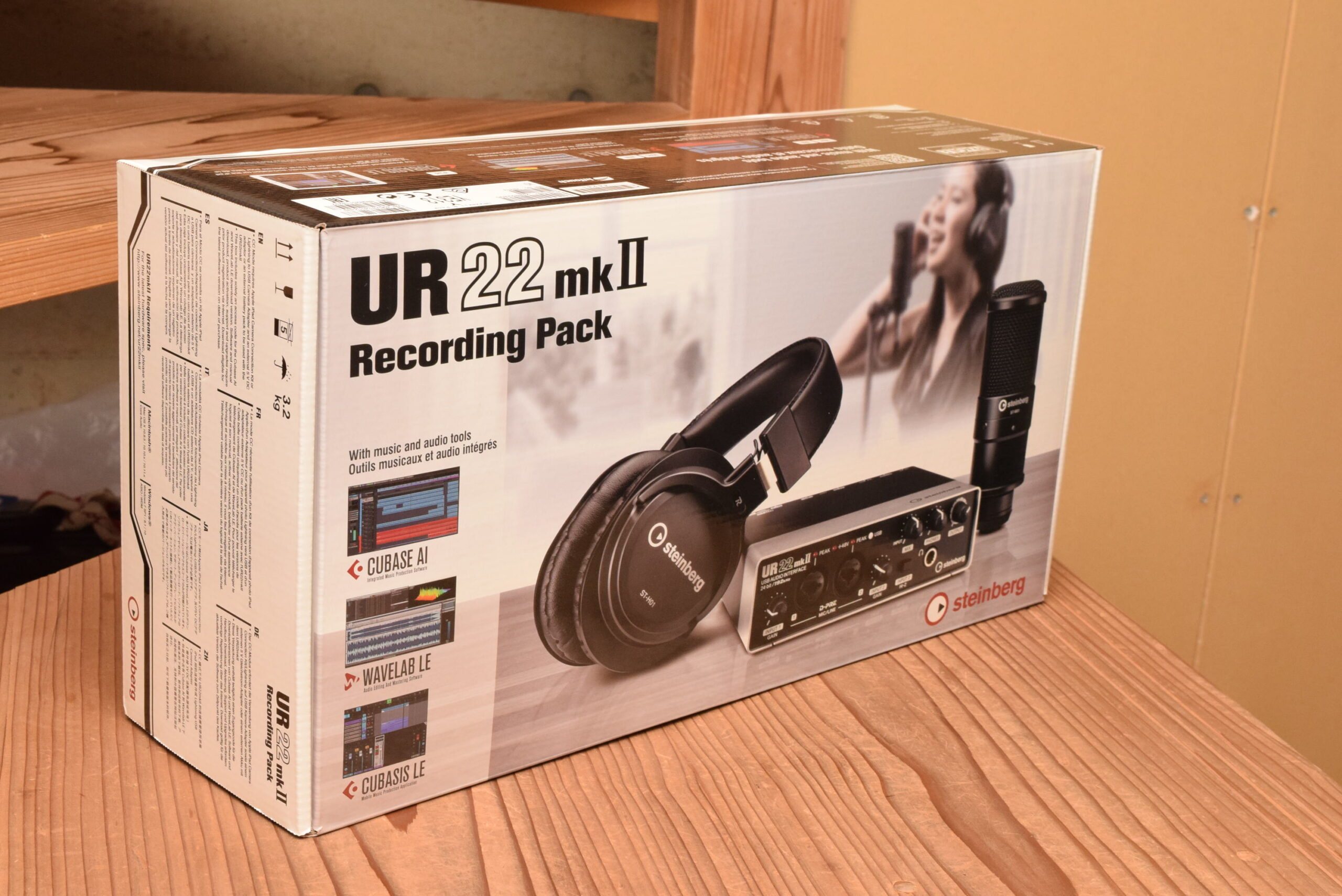 Steinberg純正のDTM入門者向け全部入りパック、UR22mkII Recording