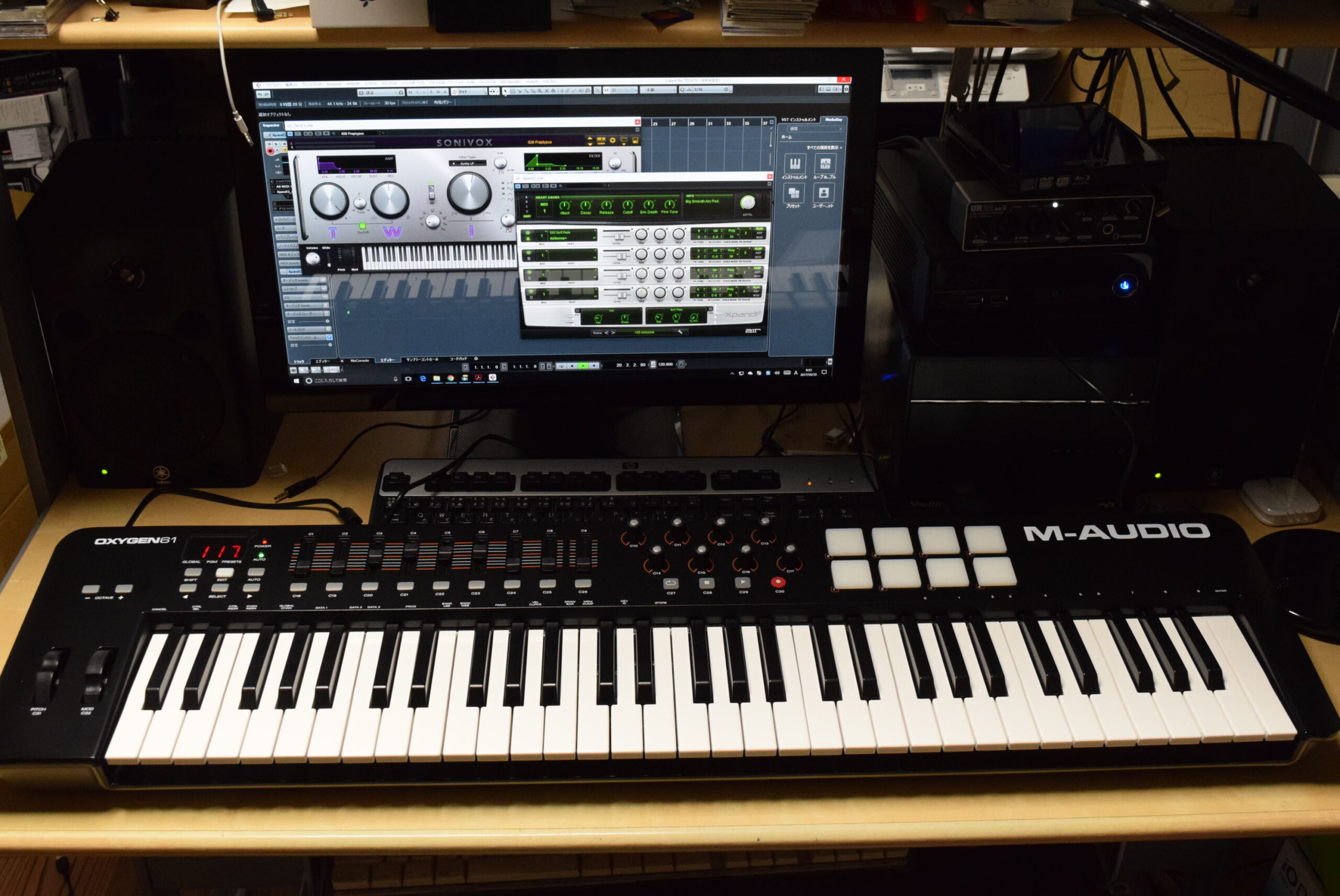 一世風靡したM-AUDIOのコントローラ搭載MIDIキーボード、OXYGENは今も
