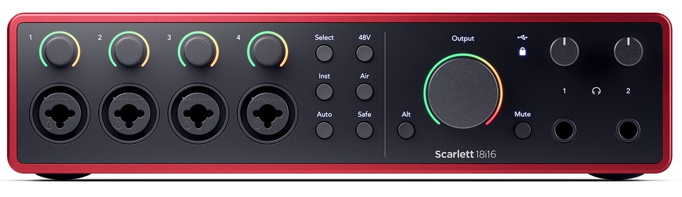 Scarlettのブルーモデル、Focusriteの40周年記念限定版も登場！用途に