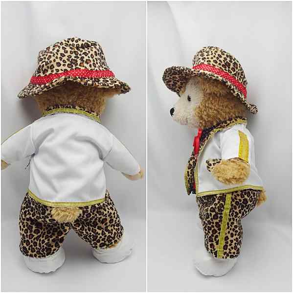 ダッフィー 衣装 Sサイズ (身長43cm) Magical 豹柄 コスチューム 服 A