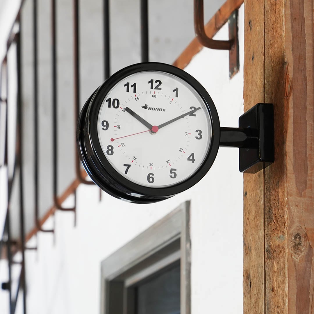 DULTON ONLINE SHOP | DOUBLE FACE CLOCK 170D BLACK(BLACK