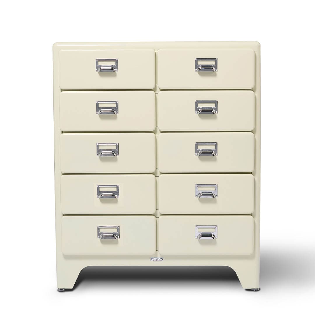 DULTON ONLINE SHOP | 2 COLUMNS BY 5 DRAWERS IVORY(2 COLUMNS(2×5