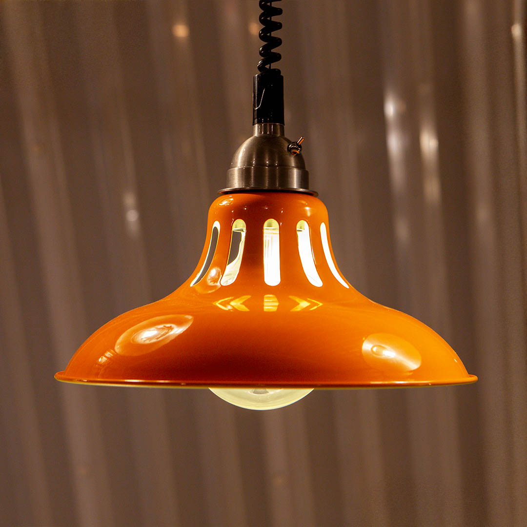 DULTON ONLINE SHOP | EXTENSION PENDANT WORK LAMP ORANGE(ORANGE): 家具