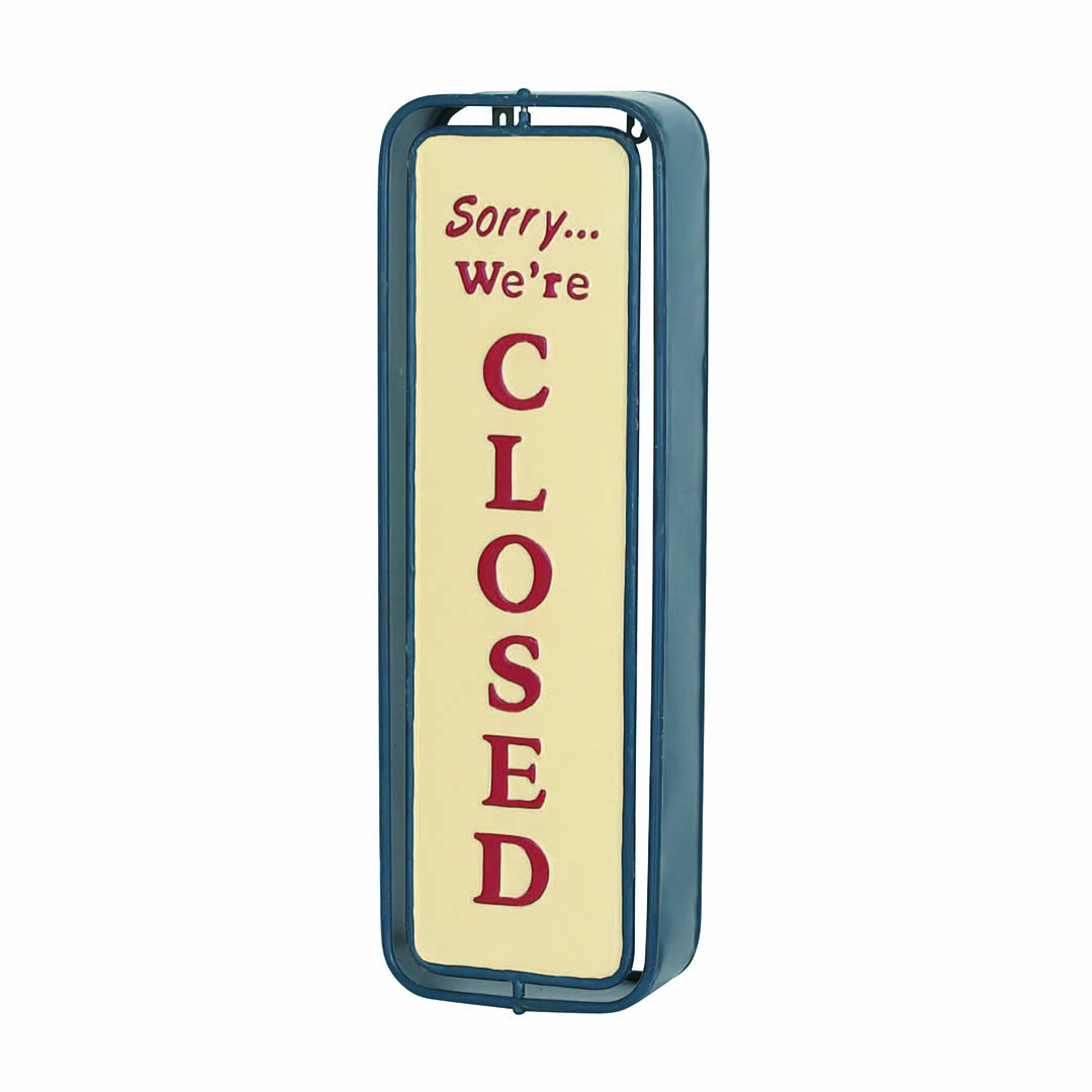 DULTON ONLINE SHOP | WALL MOUNT SPINNER SIGN OPEN-CLOSED NAVY(NAVY