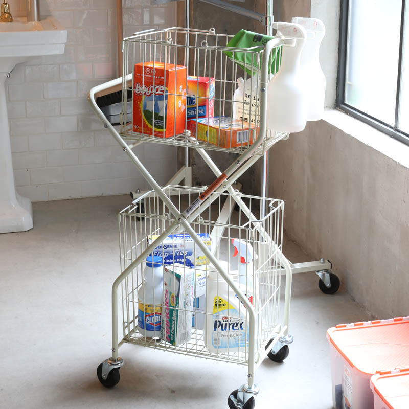 DULTON ONLINE SHOP | LAUNDRY TROLLEY IVORY(IVORY): 家具