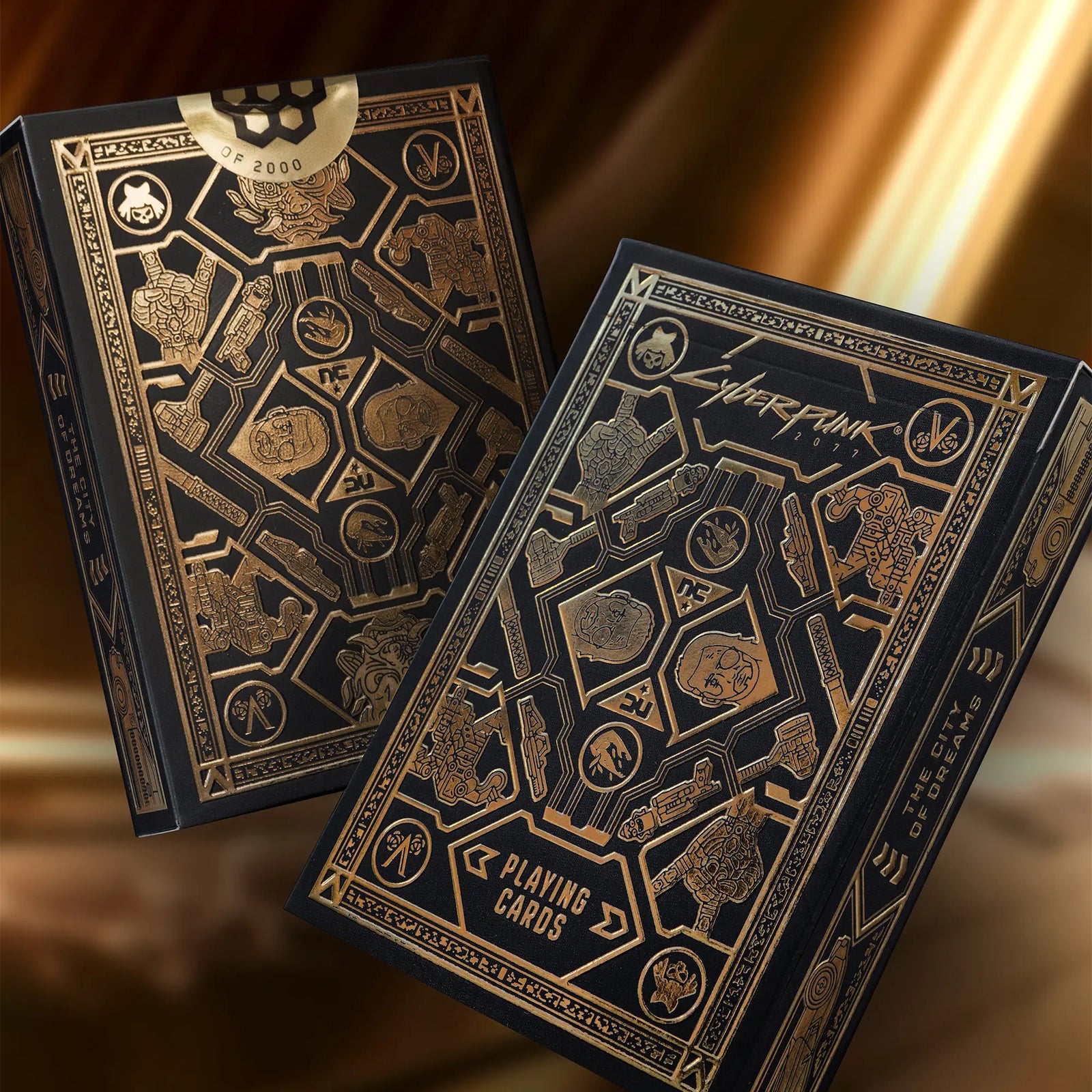 Cyberpunk 2077 Playing Cards - Gold Edition | Official Licensed Deck