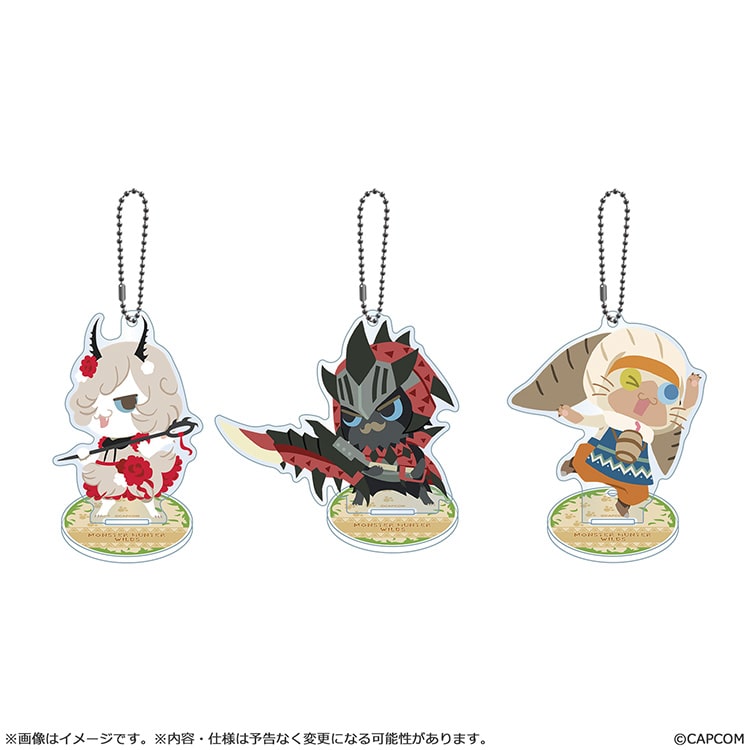 イーカプコン |モンスターハンターワイルズ アイルー アクリルスタンド