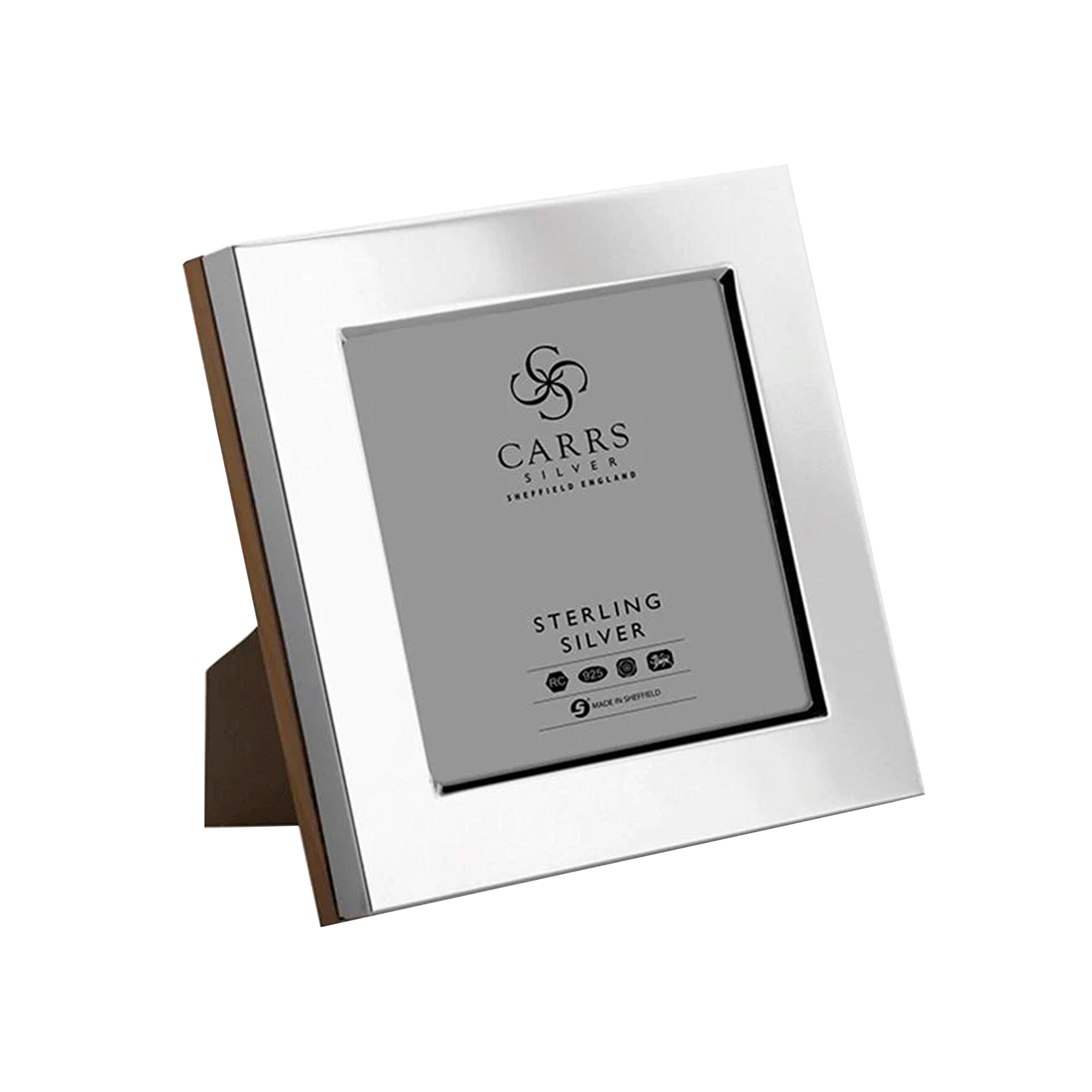 Personalised Carrs Modern Silver Frame 3×3 | Engravers Guild