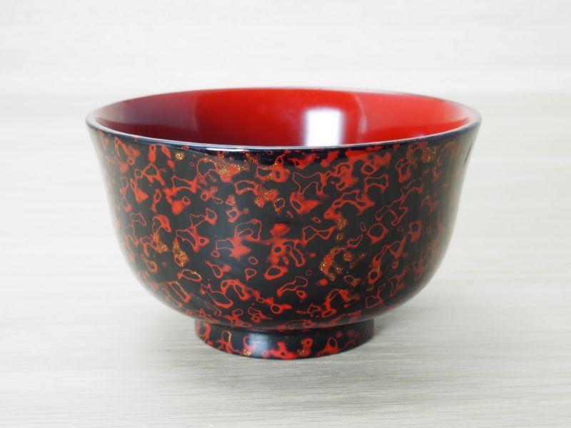 唐塗 羽反型 黒上（赤金） - 津軽塗専門店 恵比須屋