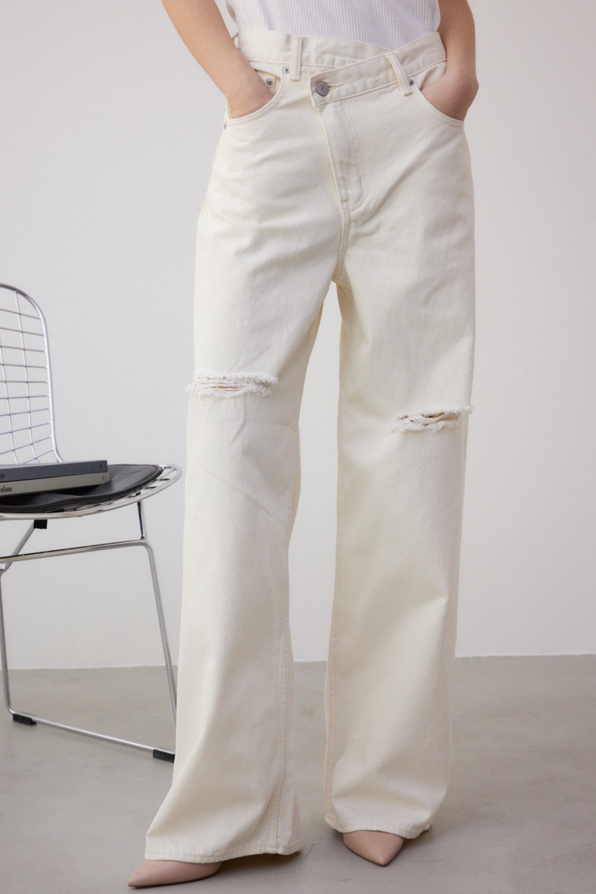 AZUL BY MOUSSY | AZUL DENIM ダメージラップデニム (ワイド ) |SHEL