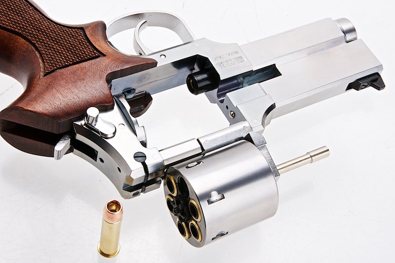Marushin 4 inch Mateba Gas Revolver (Heavyweight Wood Grip Ver