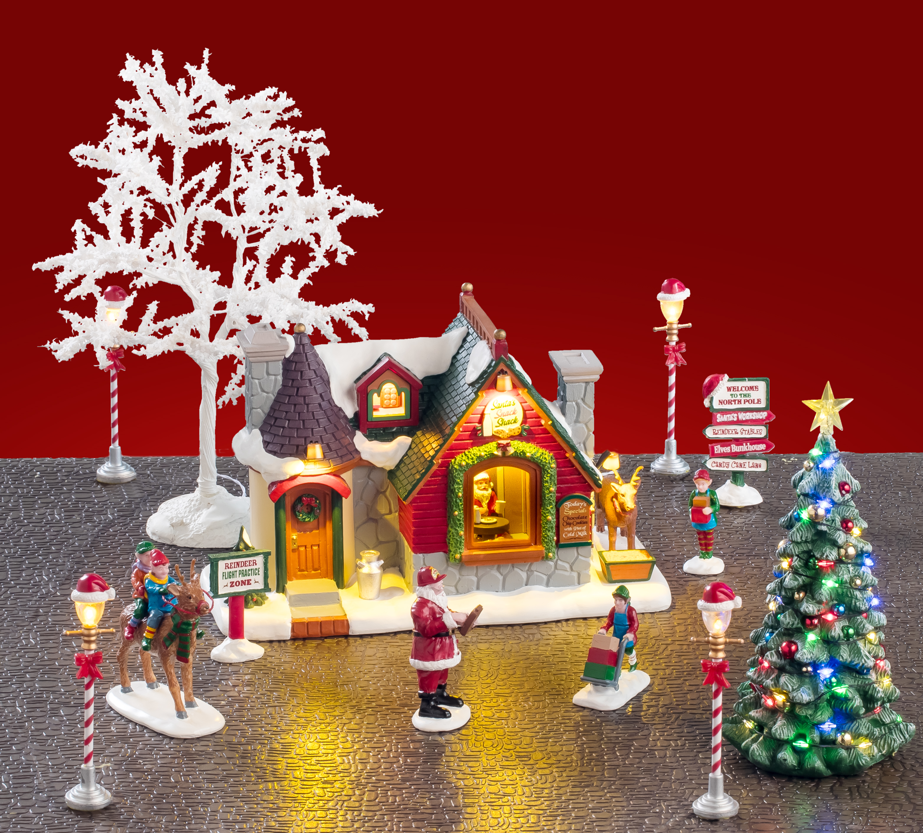 Santa's Snack Shack Set | Lemax Village Collection | eHobbyTools