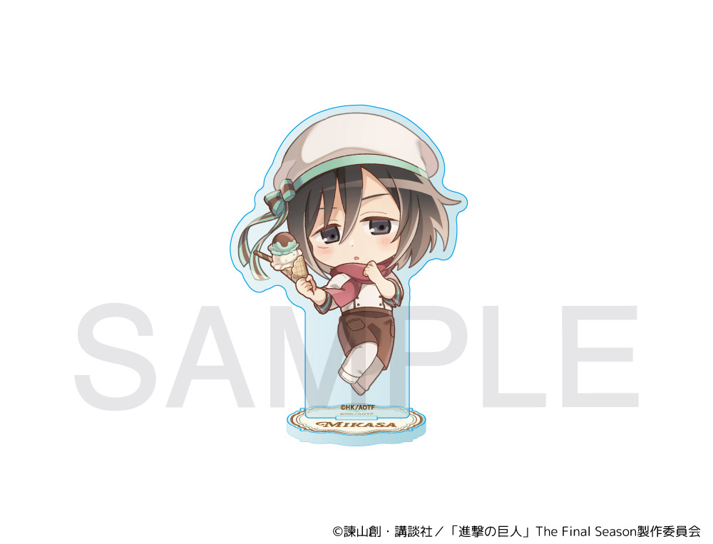 TVアニメ『進撃の巨人』きゃらドリ!! BLANC 2024 アクリルスタンド(ミカサ)