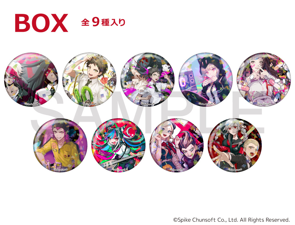 スーパーダンガンロンパ2×mixx garden ホログラム缶バッジコンプリートBOX