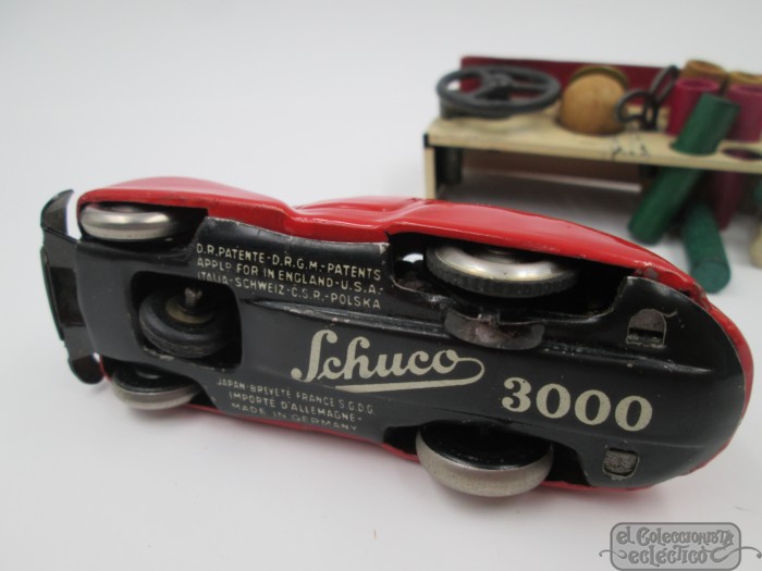 Schuco 3000 Telesteering Car Germany 1930s Box And Accessories