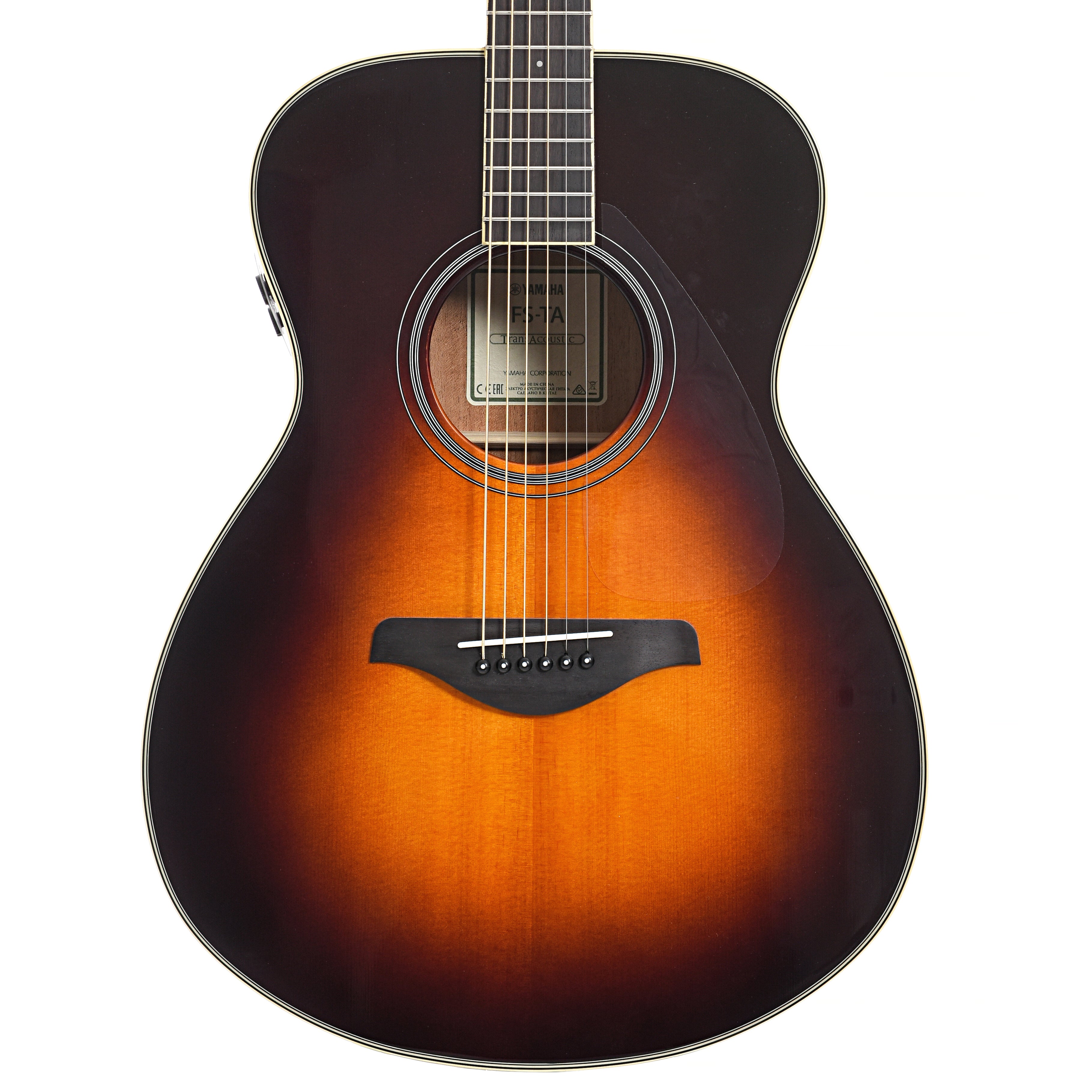 Yamaha FS-TA Brown Sunburst TransAcoustic Guitar – Elderly Instruments