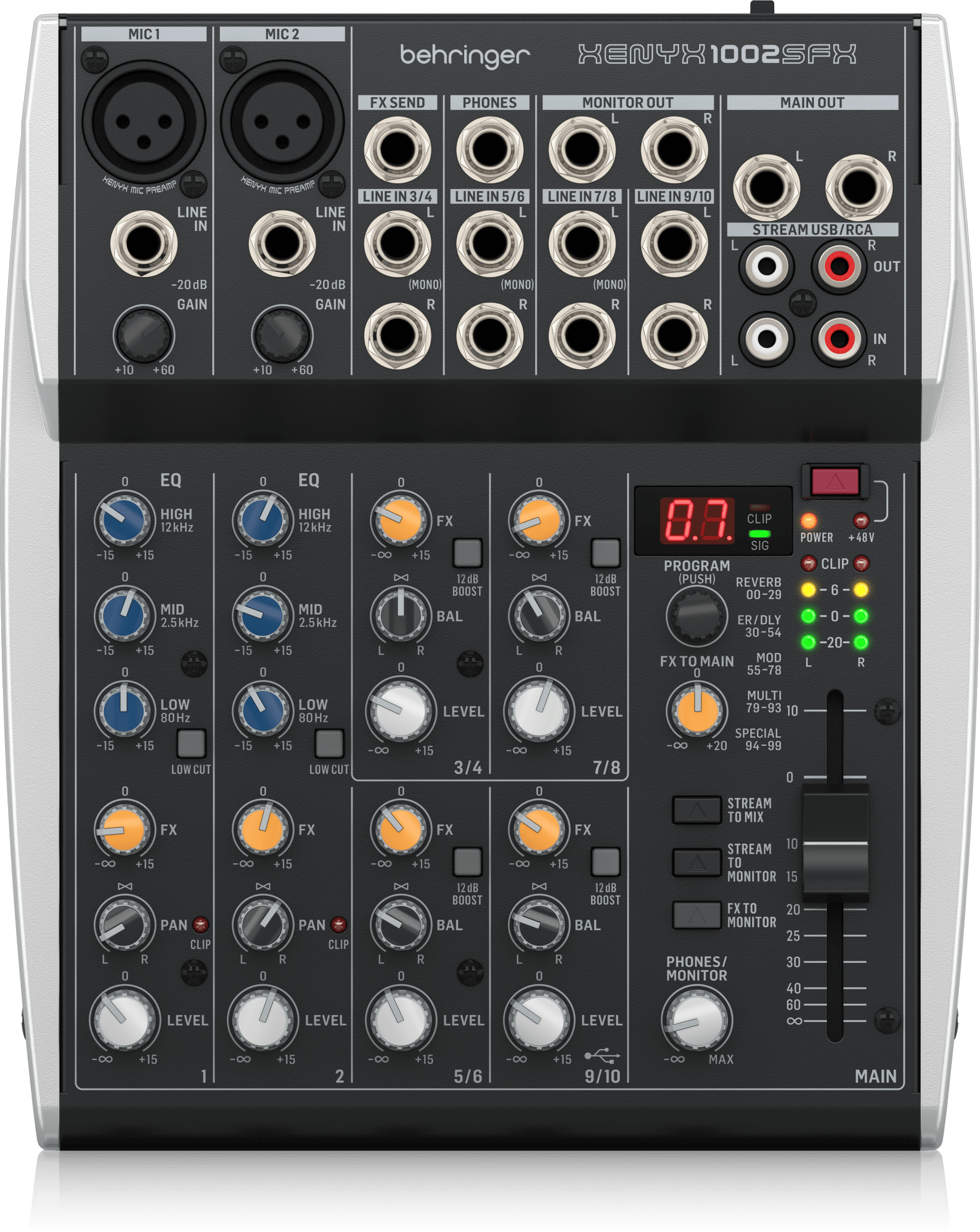 XENYX 1002SFX - 製品一覧 - ベリンガー公式ホームページ