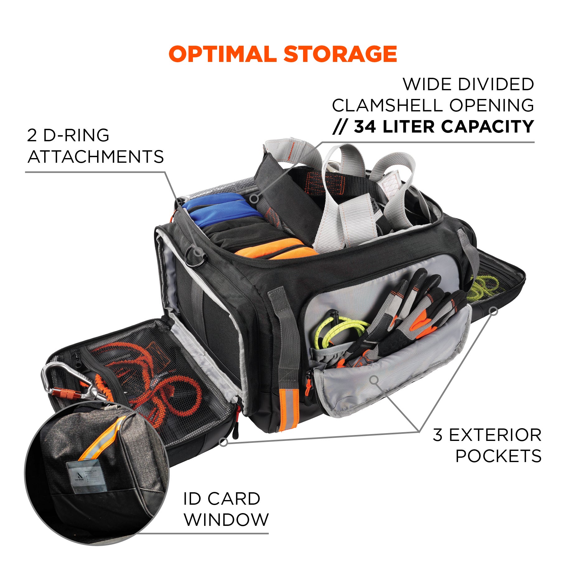 PPE Duffel Bag, Work Gear Bag | Ergodyne