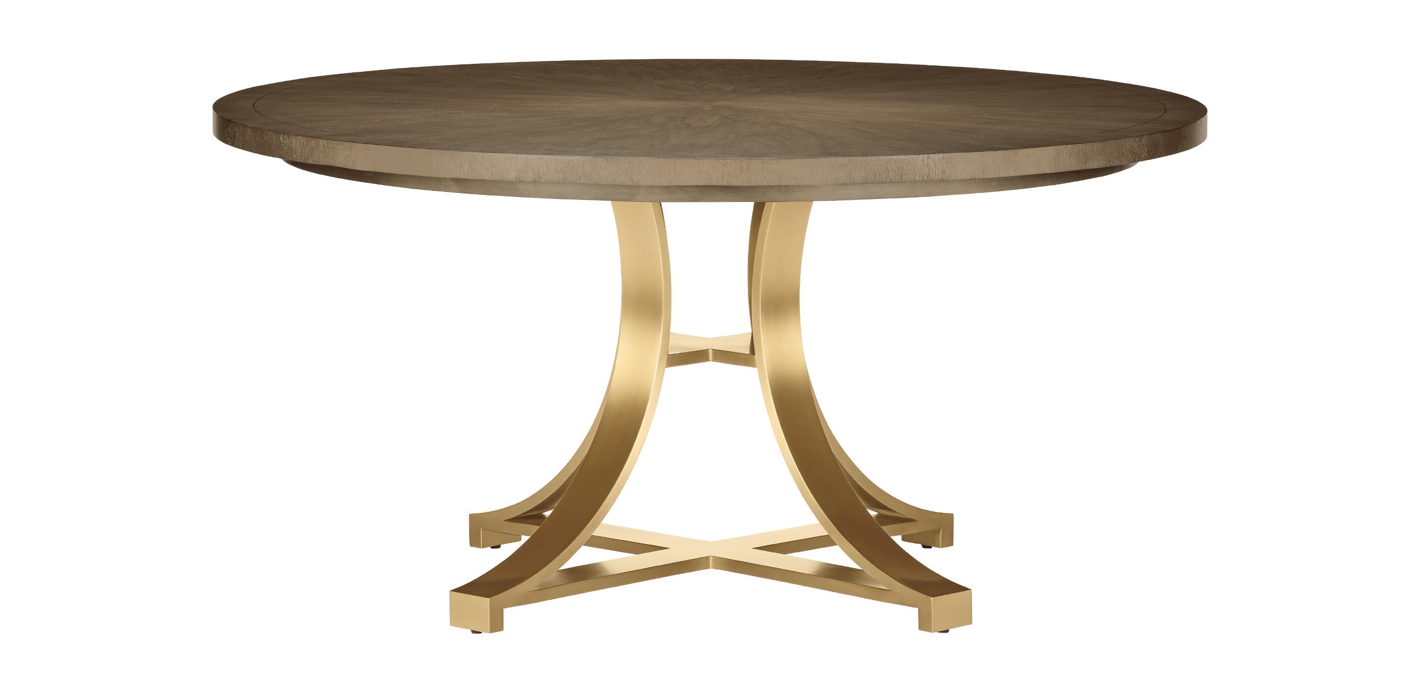 Evansview Round Dining Table with Metal Pedestal | Ethan Allen