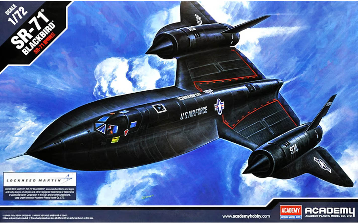 1/72 SR-71 Blackbird| Eugene Toy & Hobby