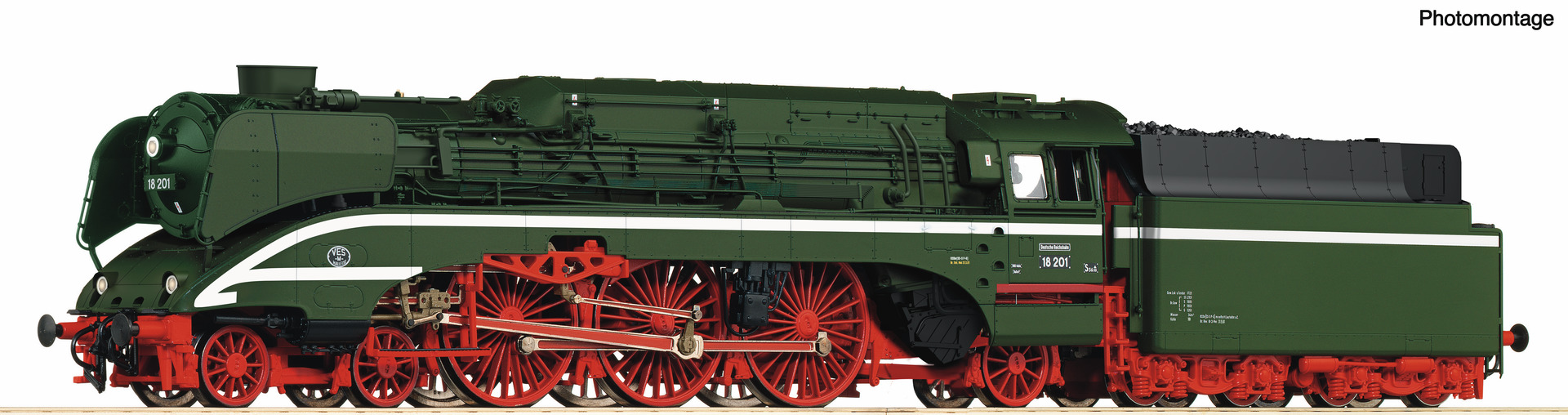Roco 7110006 HO High-speed steam locomotive 18 201,