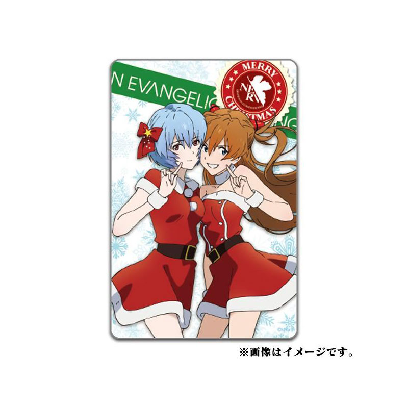 EVA STOREオリジナル クリスマスイラスト:レイ＆アスカ/ポストカード