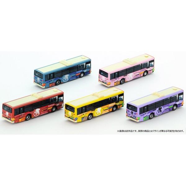 ザ・バスコレクション1/150箱根登山バス/エヴァンゲリオンバス5台セット