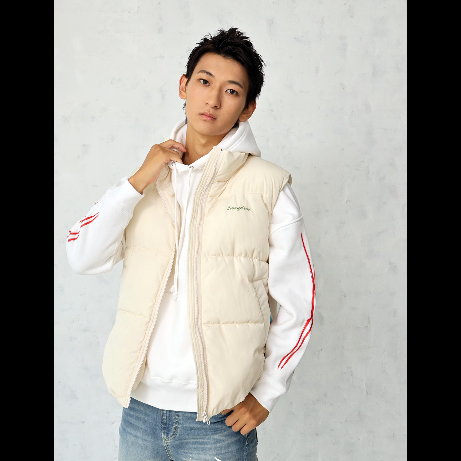 RADIO EVA A149 Rebuild of Evangelion Down Vest/NATURAL(M NATURAL