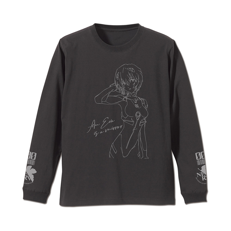 エヴァンゲリオン 綾波レイ 袖リブロングスリーブ Tシャツ/SUMI（COSPA