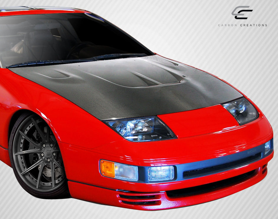 90-96 Fits Nissan 300ZX Type B DriTech Carbon Fiber Body Kit- Hood