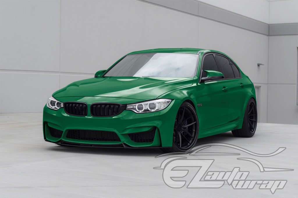 High Gloss Dark Green Vinyl Wrap – EzAuto Wrap