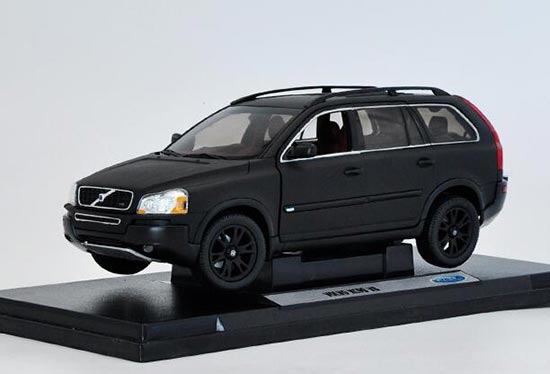 1:18 Matte Black Welly Diecast Volvo XC90 V8 SUV Model [NB2T838
