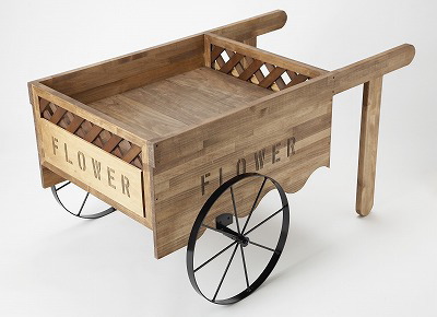 移動式木製オリジナル荷車・ワゴン － 木製雑貨の専門店F-RAISE