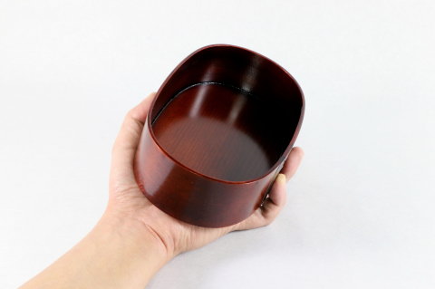 木曽檜 曲げわっぱ弁当箱 小判型一段(中)