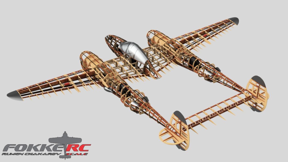 Lockheed P-38 Lightning 1/6 - FokkeRC