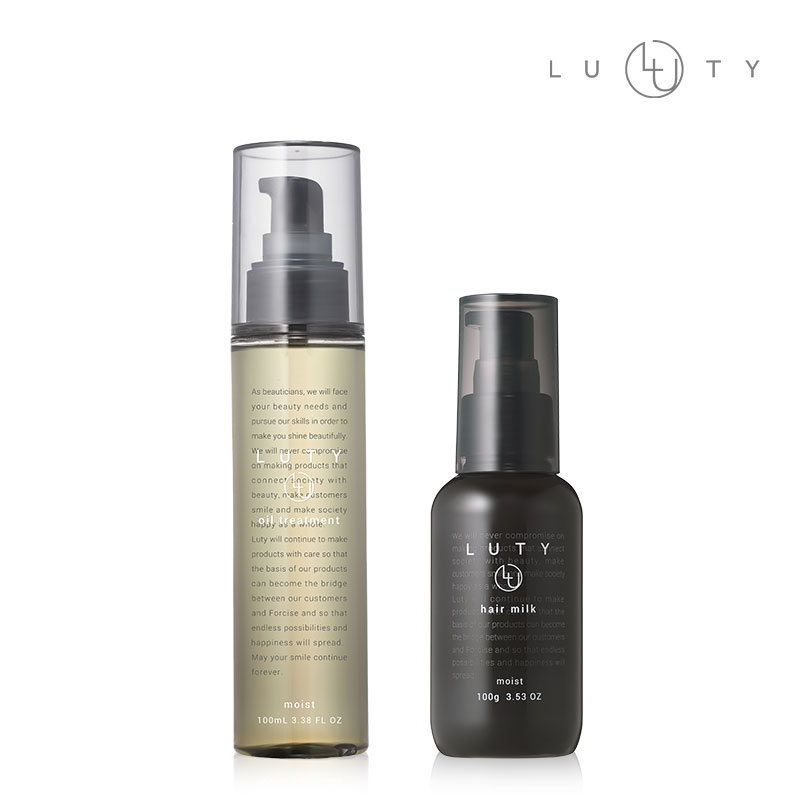 LUTY ルーティー ヘアオイル 100g ＆ ヘアミルク 100ml セット【サロン