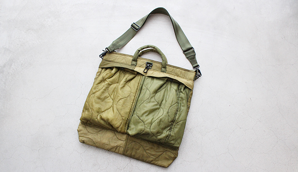 MADE IN OCCUPIED JAPAN】Helmet Bag ” Vintage M-65 Liner”リクエスト