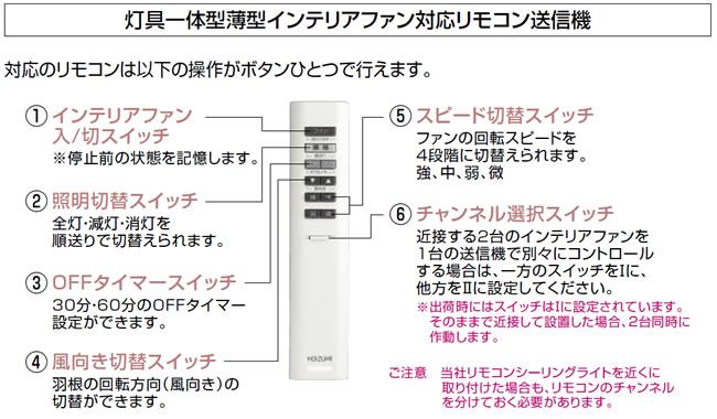 コイズミ製シーリングファンライト【KHC002】【生産終了品】｜<公式