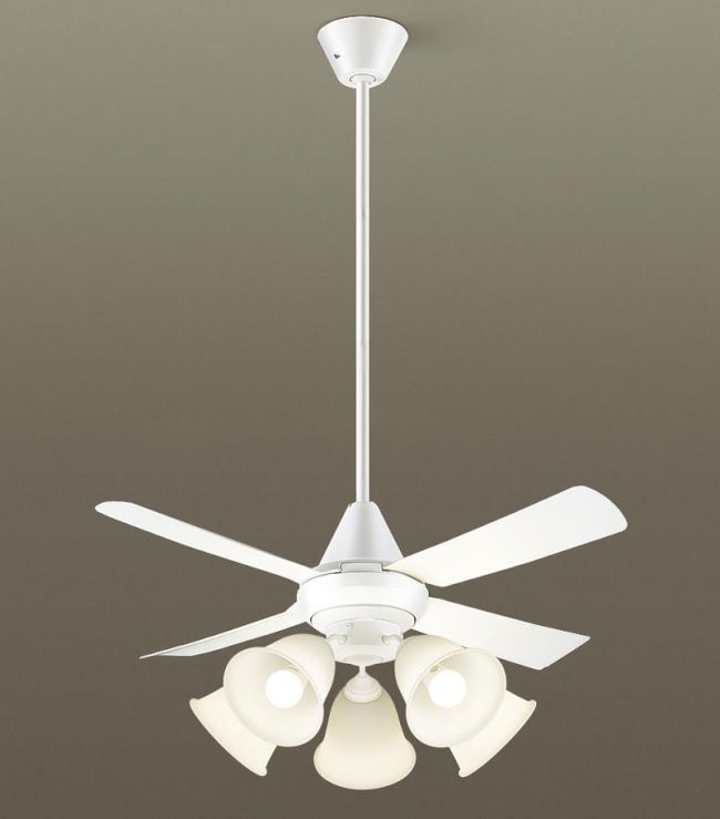 大風量 傾斜対応 LED 電球色/昼光色 5灯 パナソニック製シーリング