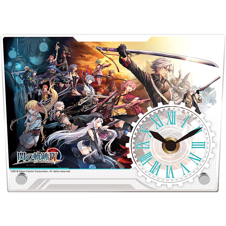 閃の軌跡IV』アクリルクロック | 日本ファルコム 公式サイト