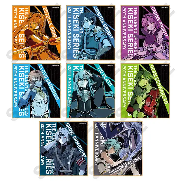 英雄伝説 軌跡シリーズ ミニ色紙（ブラインド） | 日本ファルコム 公式