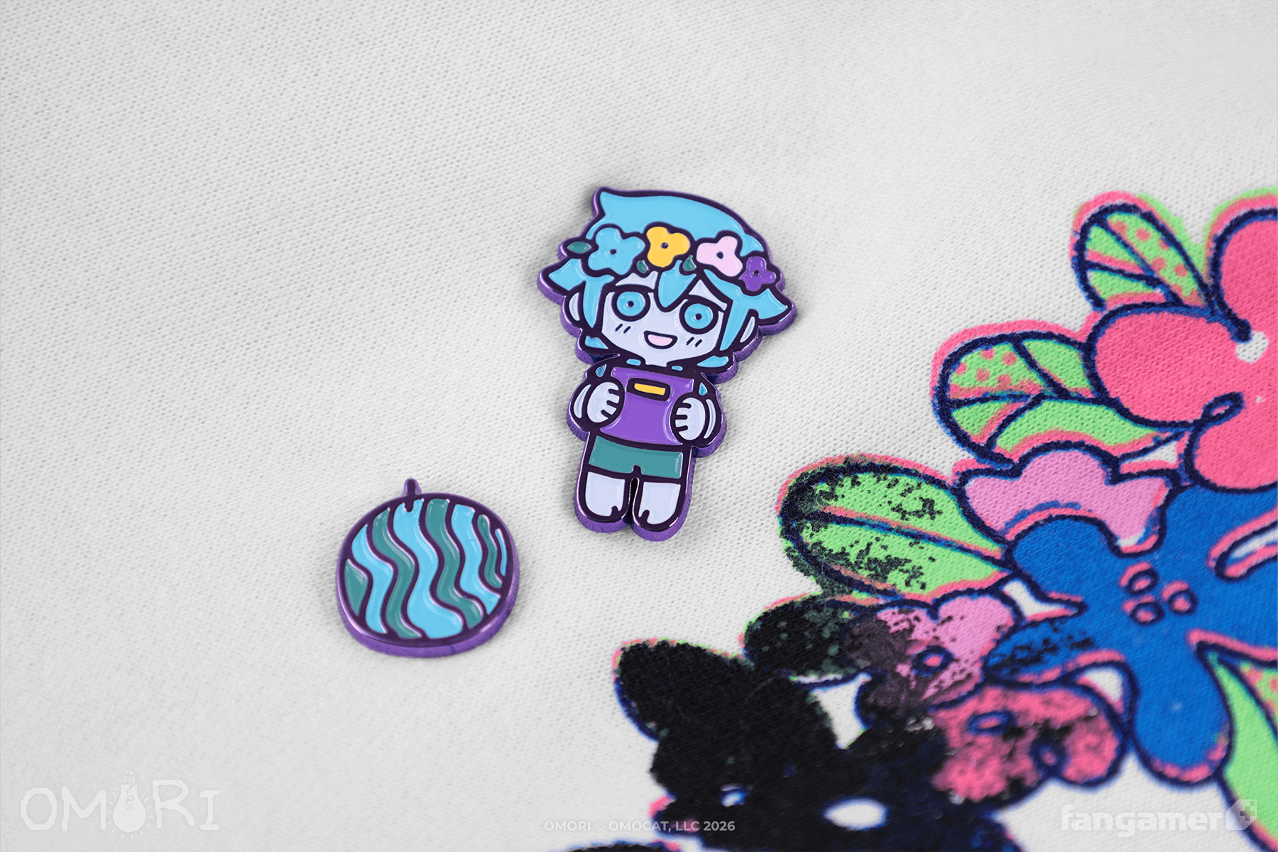 OMORI」－ キャラクターピンバッジセット バジル - Fangamer Japan