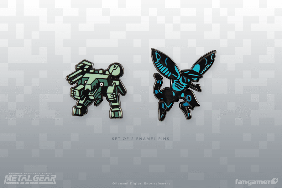 METAL GEAR SOLID」－ REX & RAYピンバッジ セット - Fangamer Japan