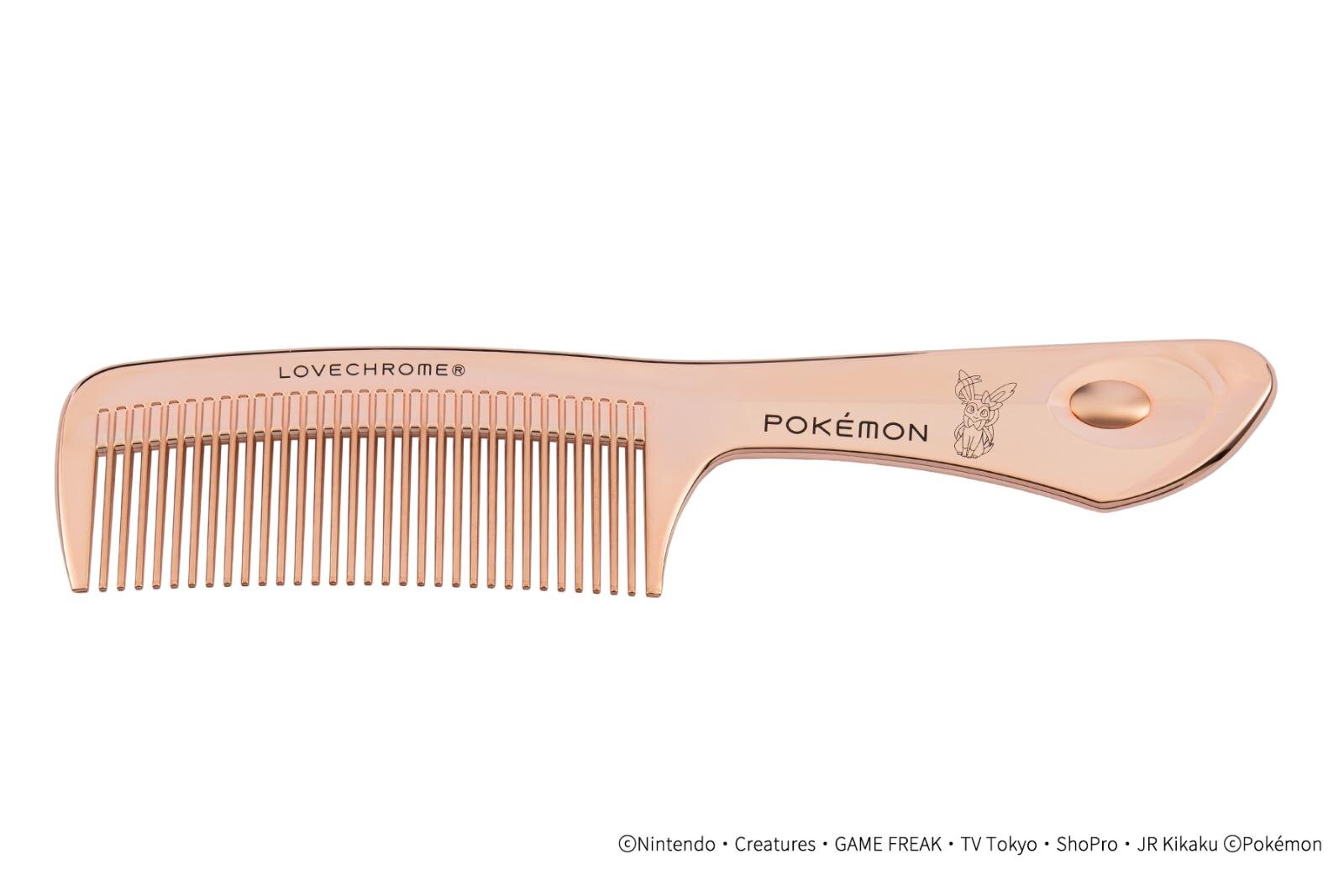 ラブクロム「ポケモン」限定ヘアコーム、ピカチュウ描いた「ツキ