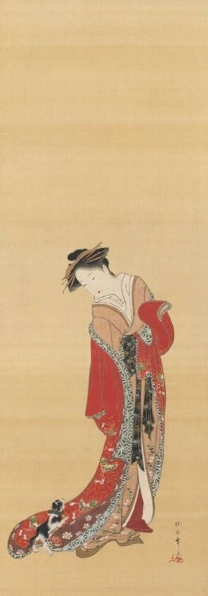 生誕260年記念 北斎の肉筆画 ―版画・春画の名作とともに―」岡田美術館